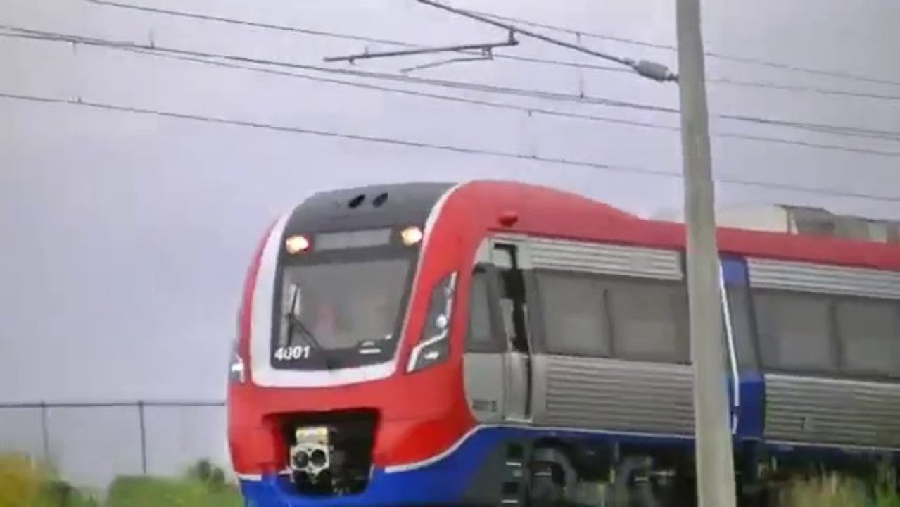 A-City 4001 Test Train to Seaford - 06/09/2013