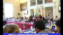 Barletta | Consiglio Comunale chiusura Tribunale