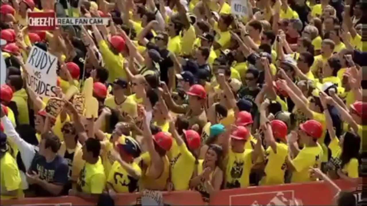 Mark harmon at Corso's Pick Notre Dame vs Michigan and the chicken