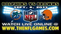 Watch Miami Dolphins vs Cleveland Browns Game Live Online Streaming