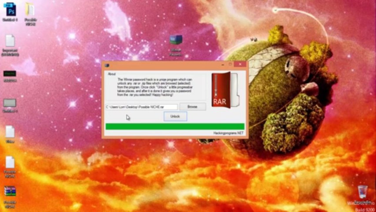 Winrar Password hack - Winrar password unlock v1.12 (2013) [DIRECT]