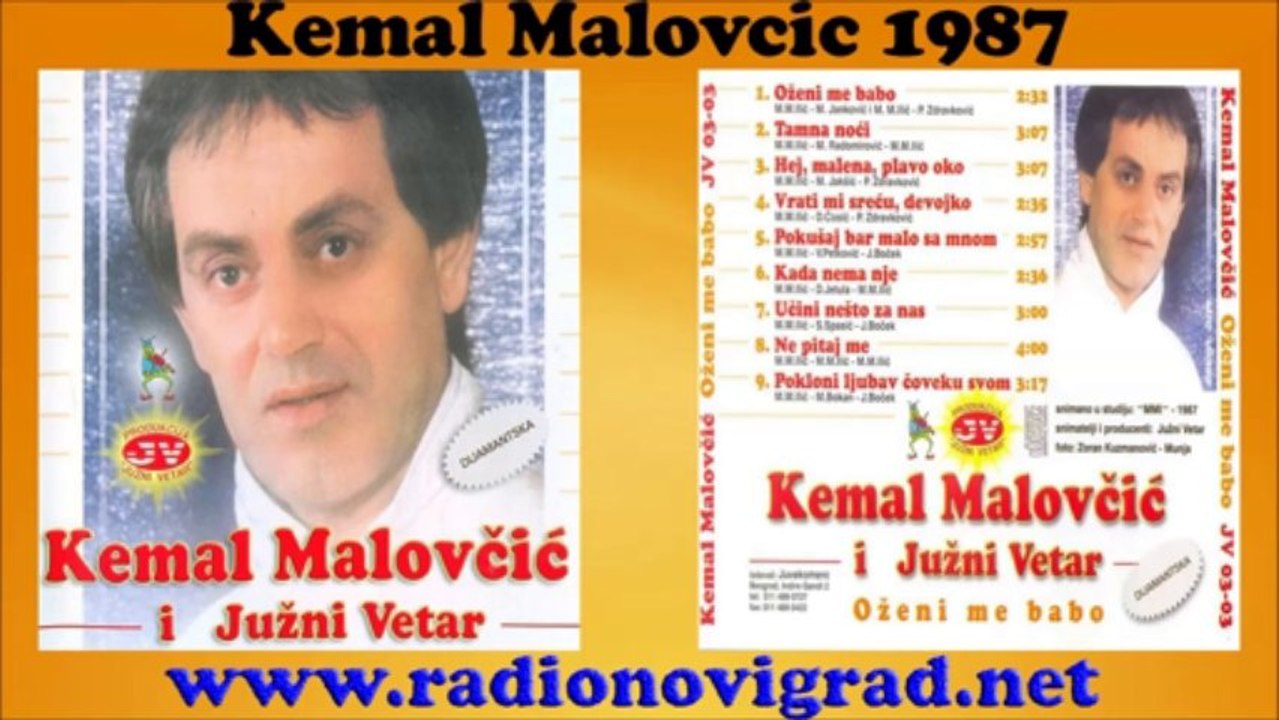 Kemal Malovcic - Hej, malena, plavo oko (Audio 1987) HD