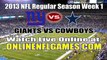 Watch New York Giants vs Dallas Cowboys Live NFL Game Online