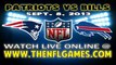 New England Patriots vs Buffalo Bills NFL Live Stream