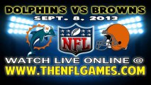 Miami Dolphins vs Cleveland Browns Online Broadcast