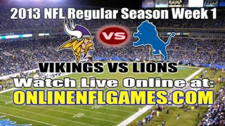 Watch Minnesota Vikings vs Detroit Lions Live Game Online Streaming