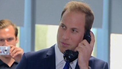 Princes William, Harry try stockbroking at 9/11 charity fundraiser