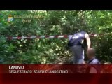 Sequestrato scavo clandestino a Lanuvio