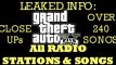 GTA V Soundtrack LEAKED Exclusive CLOSE UPs of ALL 16 STATIONS & OVER 240 TRACK LISTINGS