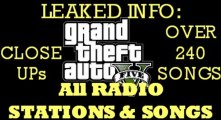 GTA V Soundtrack LEAKED Exclusive CLOSE UPs of ALL 16 STATIONS & OVER 240 TRACK LISTINGS