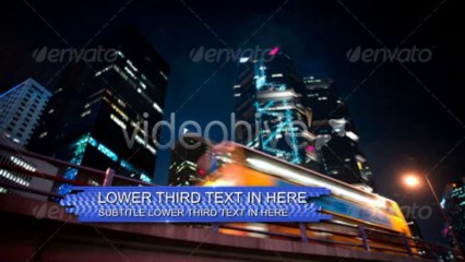 Lower Thired Templates 3 Style - After Effects Template