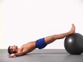 glutei esercizio ponte fit ball