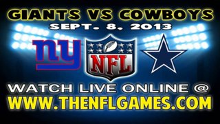 Watch New York Giants vs Dallas Cowboys Live Game Online