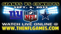 New York Giants vs Dallas Cowboys NFL Live Stream