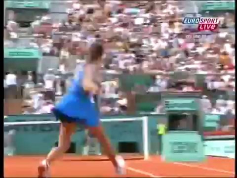 Sorana Cirstea vs. Jelena Jankovic - RG 2009 3rd set Parte 1