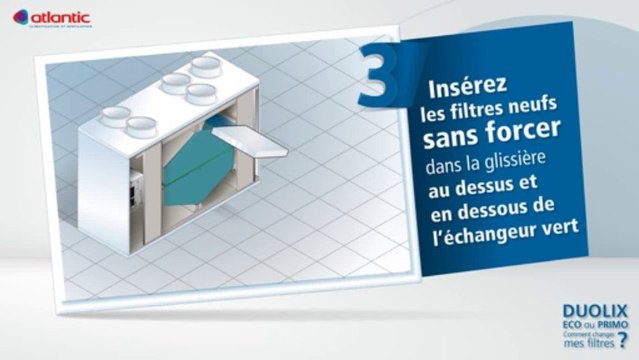Duolix Eco et Duolix Primo : comment changer le filtre