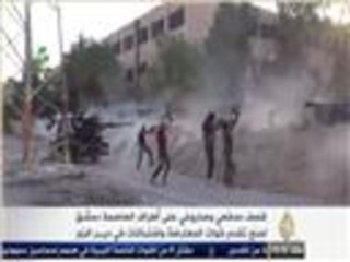 قصف أطراف دمشق واشتباكات بدير الزور