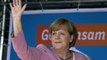 German Chancellor Merkel ahead in polls