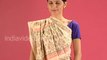 How to wear a Sari - Pochampally Saree Gujarati style