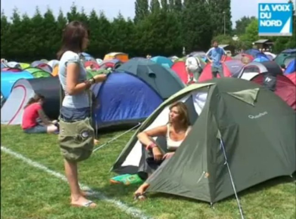 Coup d'envoi du Main Square à Arras : les festivaliers envahissent le camping