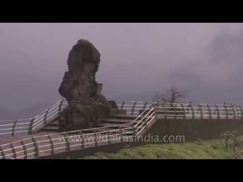 Mist covered Western Ghats as seen from Malshej Ghat