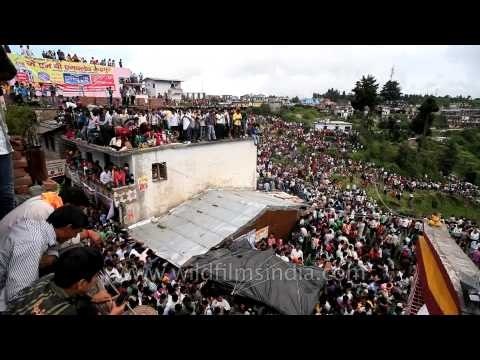 Mass gathering at Devidhura for Bagwal mela