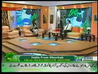Asma Mustafa Khan, Subhe Nau, 9th September 2013,Show with Zafar Mairaj & Farooq Mengal - part-2