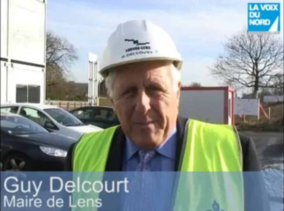 Visite du chantier du Louvre-Lens, un an après le début des travaux