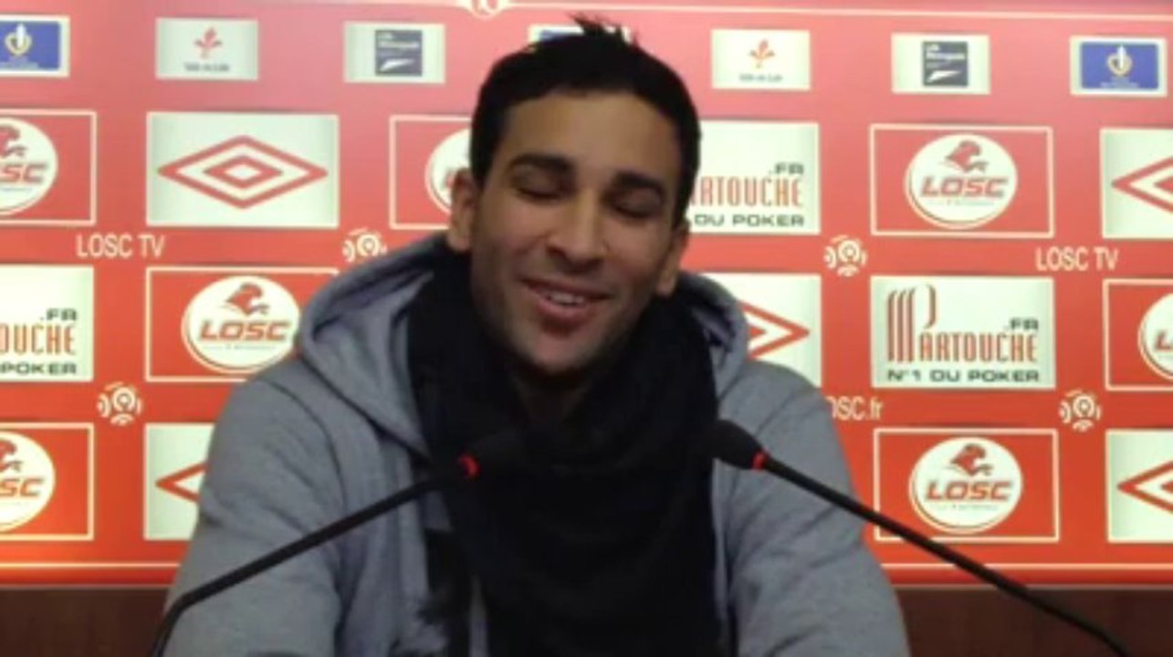 Avant Lille - Monaco, point presse d'Adil Rami