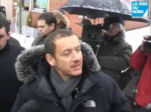 Les décors du nouveau film de Dany Boon, Rien à déclarer, à Macquenoise