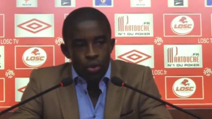 Avant Bordeaux - Lille, point presse de Rio Mavuba