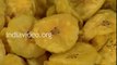 Onam Recipe - Cooking banana Chips Upperi for Onasadya