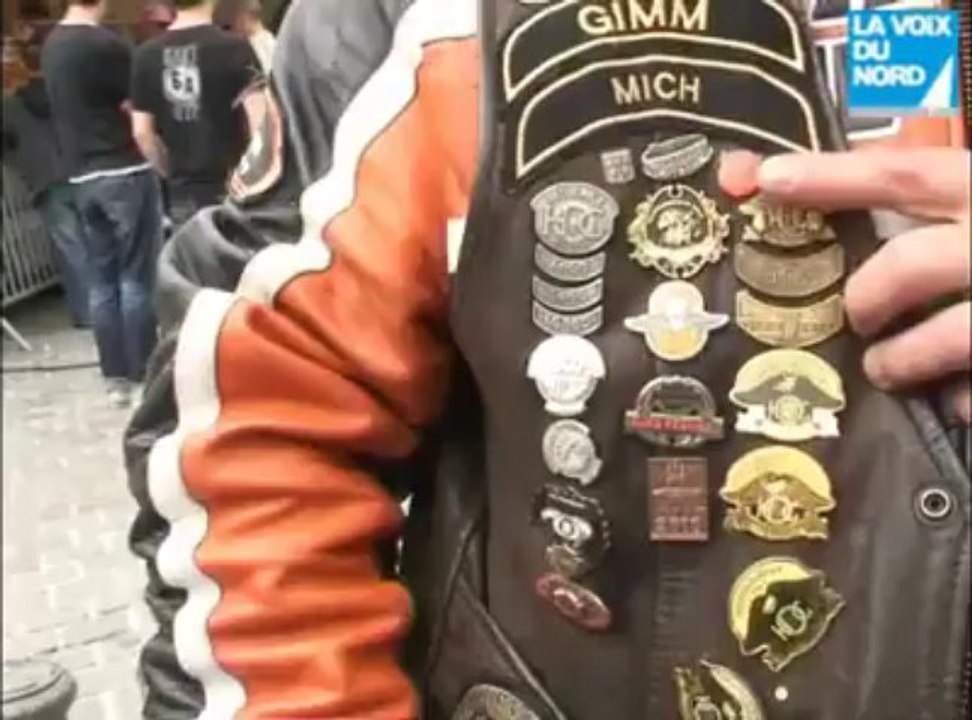 Les motards reçoivent leur bénédiction près de Béthune