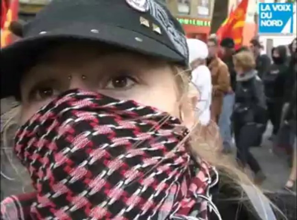 Manifestation identitaire et contre-manifestation antifasciste à Lille (08/10/2011)