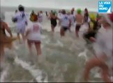 Bain du Nouvel an à Calais