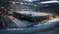 Le montage du Grand Stade (clip d'Eiffage)