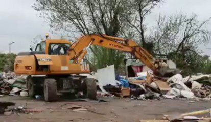 Loos : le camp de Roms de l'Epi de Soil détruit