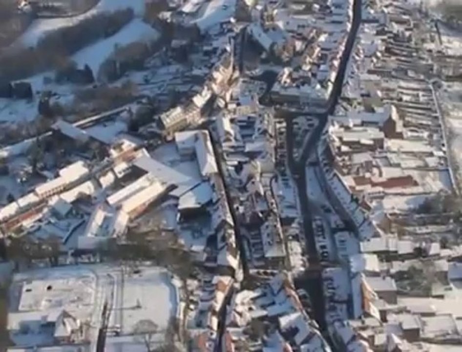 La neige vue du ciel