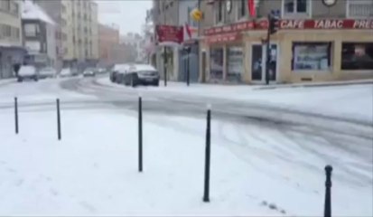 Boulogne-sur-mer sous la neige
