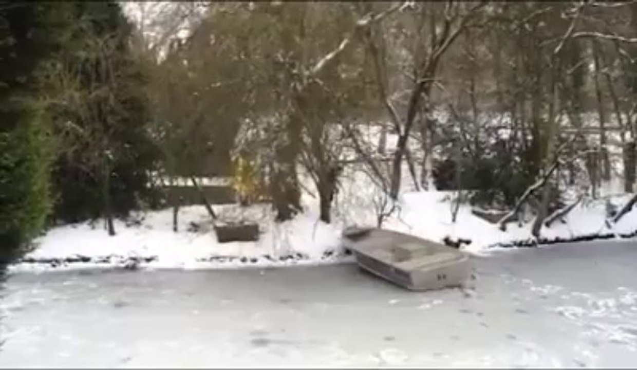 Roubaix : une femme tombe dans un étang gelé