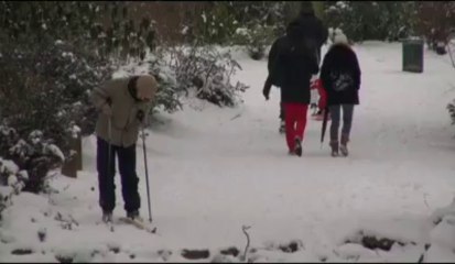 La citadelle de Lille sous la neige
