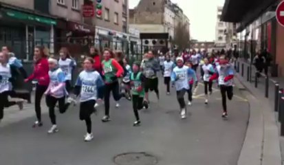 Foulées valenciennoises : la course des jeunes en centre-ville