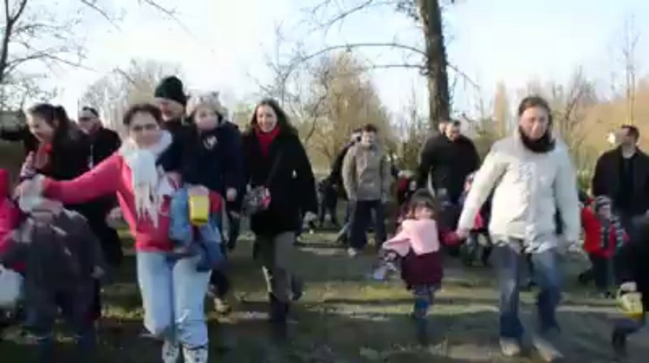 Chasse aux oeufs de Pâques à Godewaersvelde