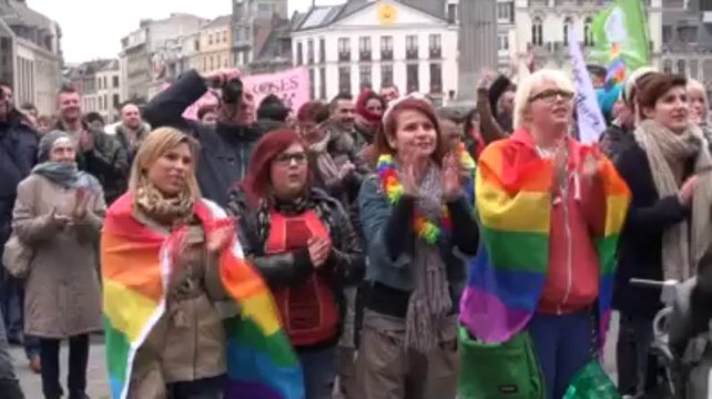 LILLE : plus de 400 manifestants réunis ce samedi après-midi en faveur de l'égalité pour tous