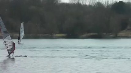 Régate de planchistes au Lac du Héron de Villeneuve-d'Ascq. (07/04/13)