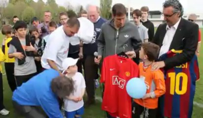 Cambrai: Mattéo remporte le maillot de Ronaldo aux P'tits Footeux