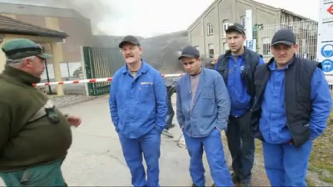 Feignies: grève chez Sambre et Meuse.