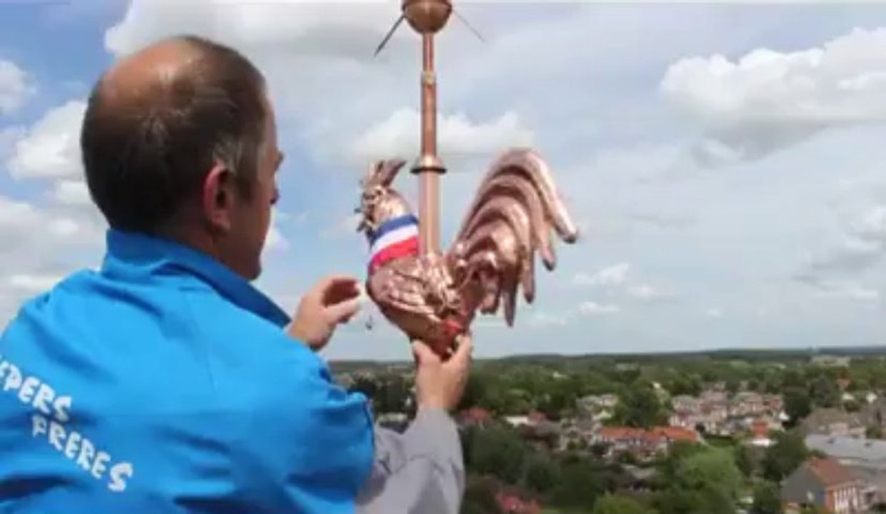 Feignies : le coq a retrouvé son clocher
