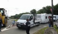 Les gens du voyage arrivent au Touquet
