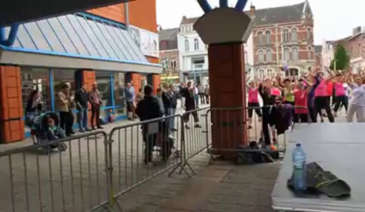 Caudry: démonstration de zumba par l'association Caudry Gym plus